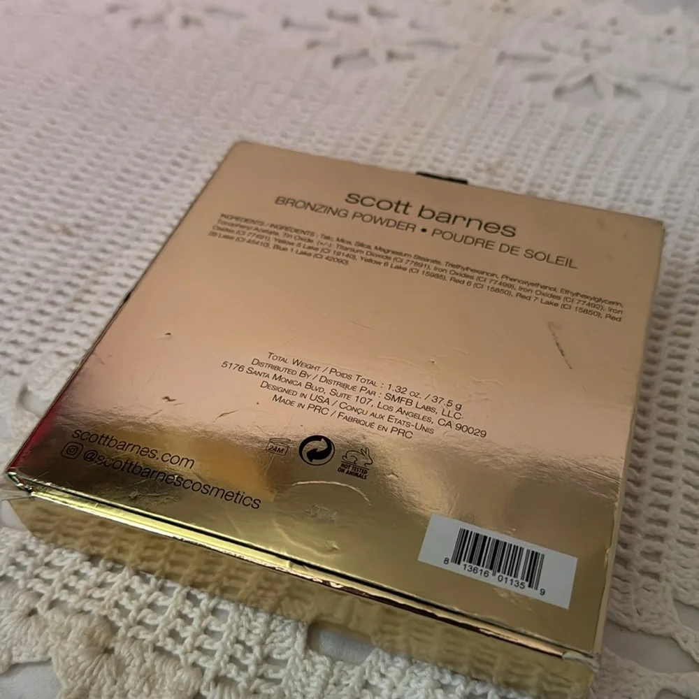 Scott Barnes Bronzing Powder SICILIAN SUN 1.32 Oz / 37.5 g New